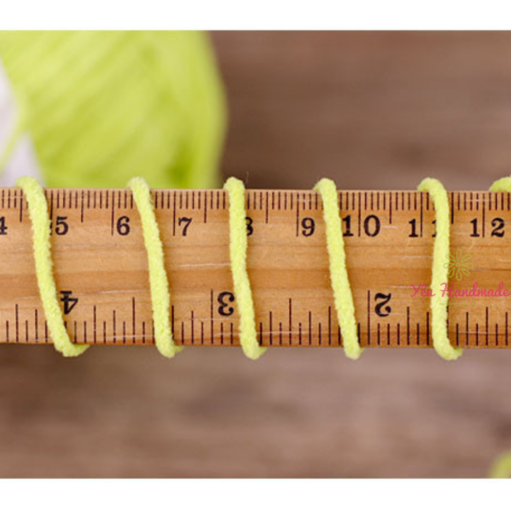 Len nhung baby gấu 50gram Xuefeier móc thú len siêu yêu