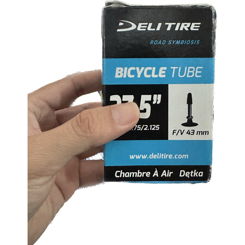 Ruột xe leo núi xe đạp thể thao Deli  27,5 29 vòi FV SV