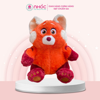 Thú Nhồi Bông Gấu Đỏ Biến Hình Lông Xù Bông Cao Cấp - NHÓC
