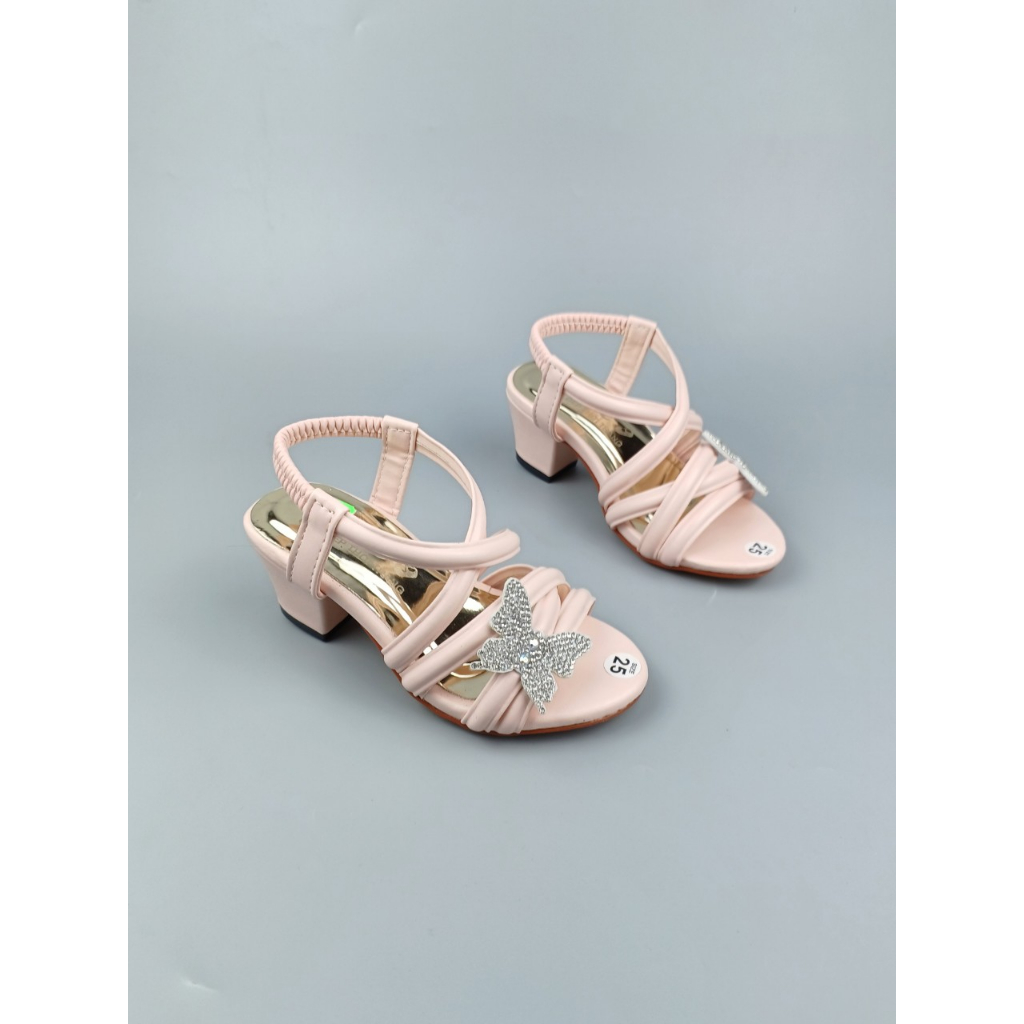 Giày quai hậu bé gái đế 3cm Mã BG0108