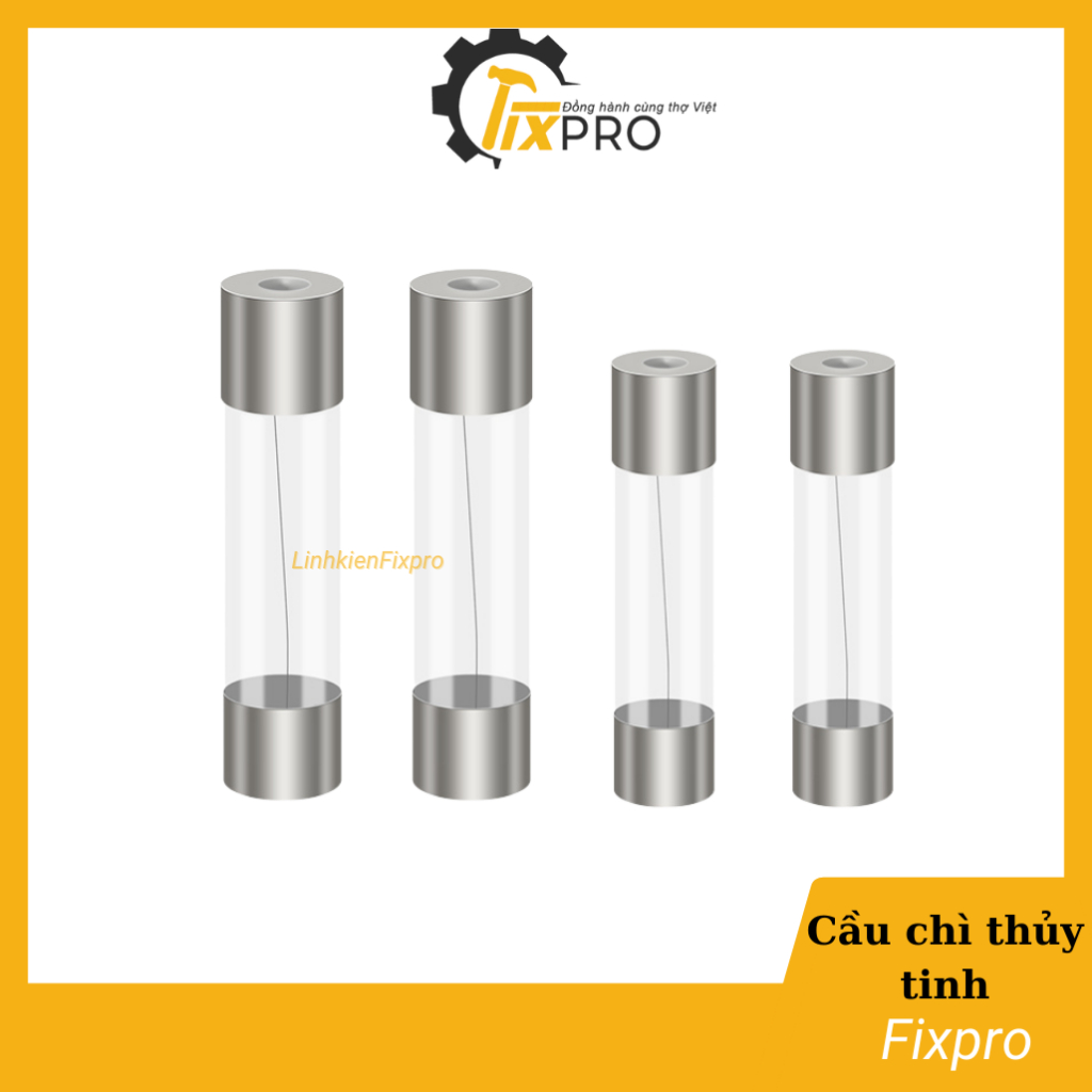 Cầu chì ống thủy tinh 0.1A - 30A 6x30mm 250V(túi 10 con )đầy đủ các giá trị chất lượng tốt