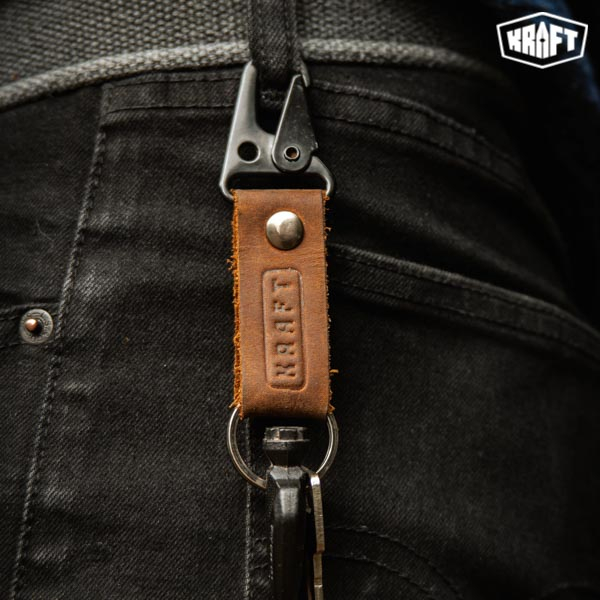 Móc Khóa Da Bò Thật Kraft