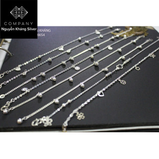 Các mẫu lắc chân bạc cho nữ