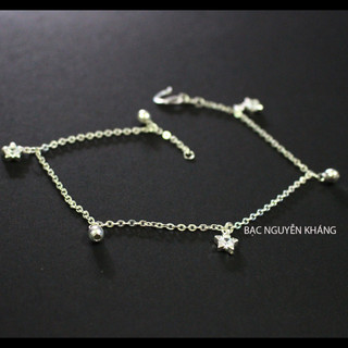 Các mẫu lắc chân bạc cho nữ