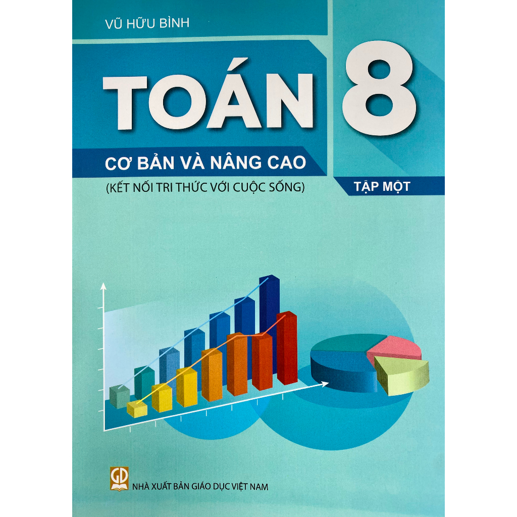 Sách - Toán lớp 8 cơ bản và nâng cao tập 1+2 (HEID)