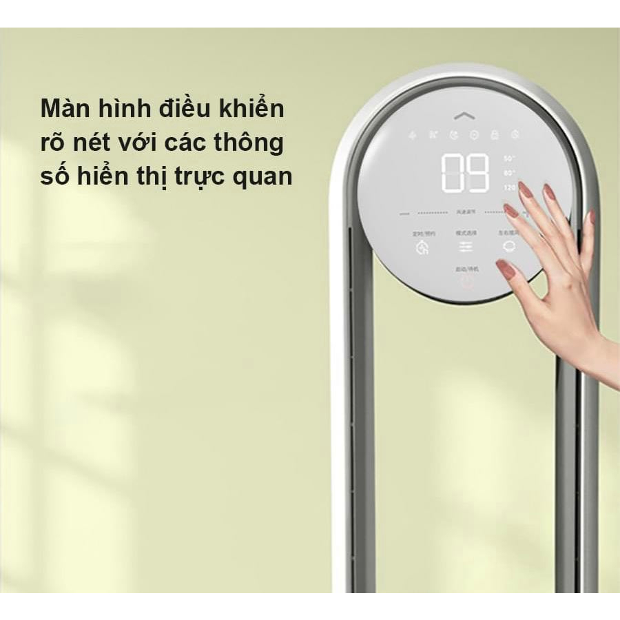 Quạt không cánh Xiaomi Keheal A3 – Phiên bản nâng cấp – Quạt điện làm sạch và lưu thông khí Quạt đứng không cánh