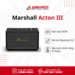 Loa bluetooth marshall acton iii - hàng chính hãng ash