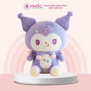 Thú bông Thỏ Kuromi 2 màu lông xù Cực Đại Hàng Cao Cấp An Toàn Cho Bé - NHÓC