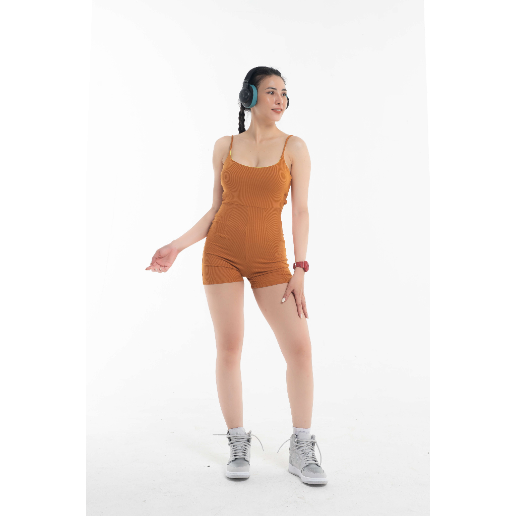Set đồ tập gym nữ liền thân, bộ jumsuit liền thân đan dây chéo lưng tập gym, yoga, thể thao Golden Girl - Changgyms | BigBuy360 - bigbuy360.vn