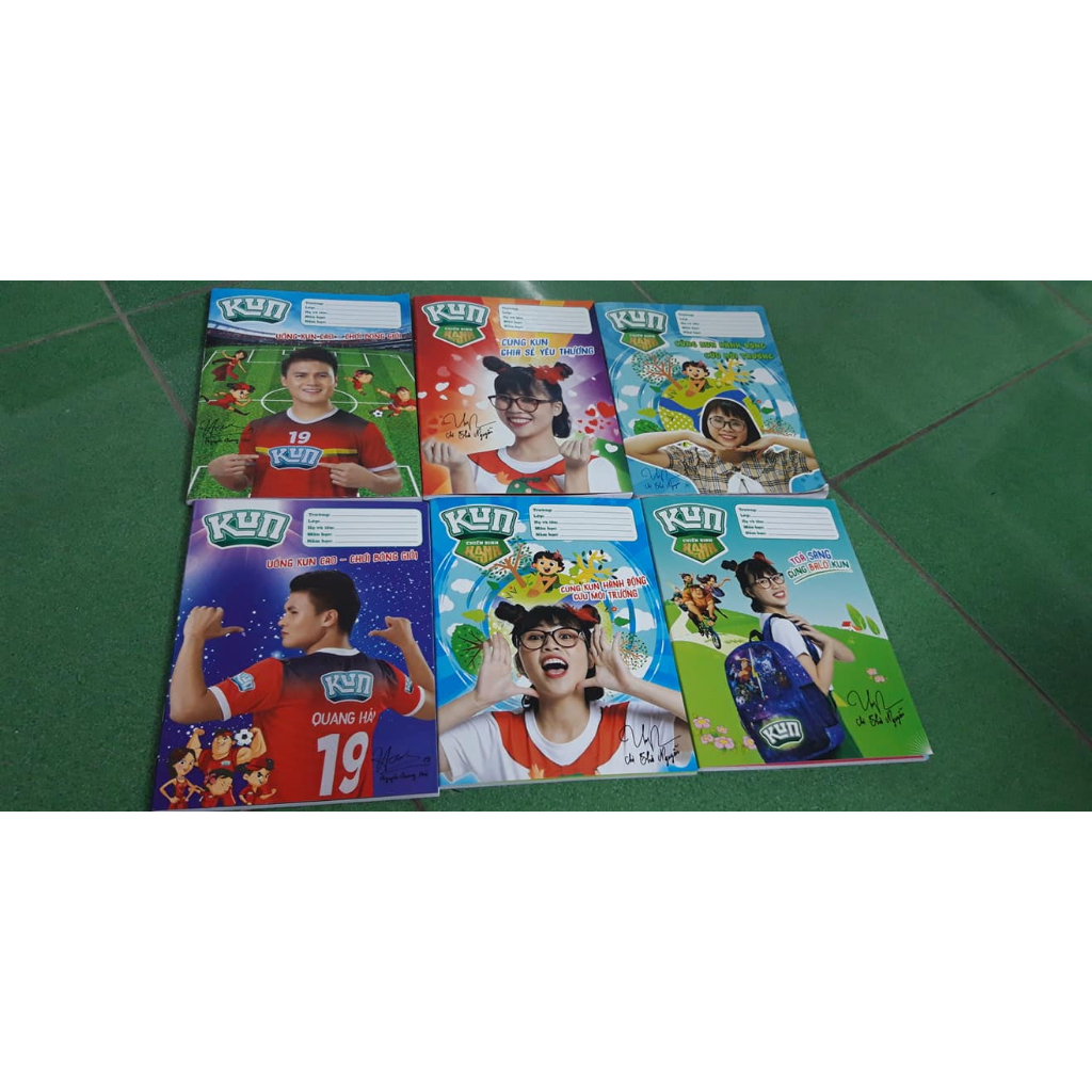 Vở tập viết Kun 4 ô ly 96 trang - Quà tặng sữa Kun