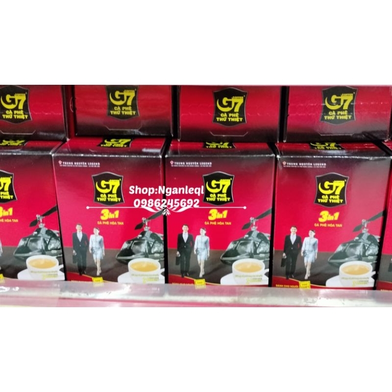 CAFE G7 HỘP VUÔNG 18 GÓI