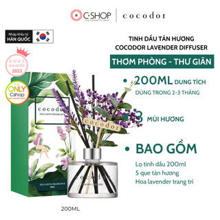 [HOT] Tinh dầu tán hương Cocodor lavender diffuser 200ml thơm phòng, tỏa hương thư giãn _Mỹ phẩm Hàn Quốc chính hãng