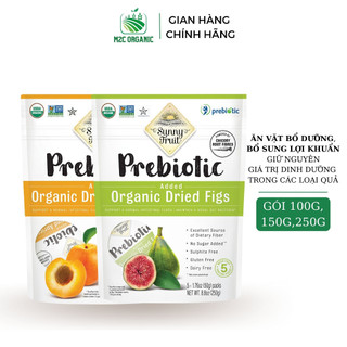 Mơ khô,sung khô hữu cơ 250g Sunny Fruit bổ sung Prebiotic tăng cường hệ vi sinh đường ruột