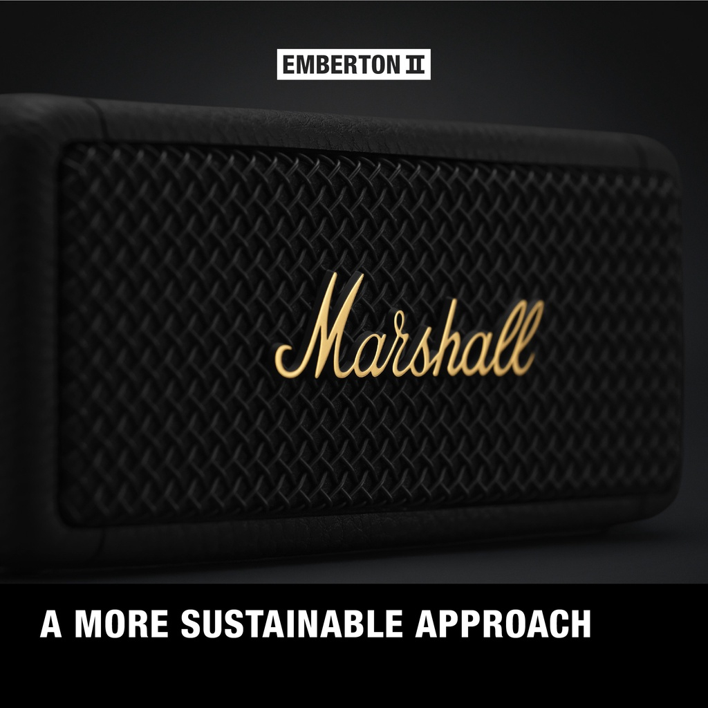 Loa bluetooth Marshall Emberton phiên bản 2023 chính hãng,loa không dây M2 20w pin trâu âm thanh chất lượng chống nước