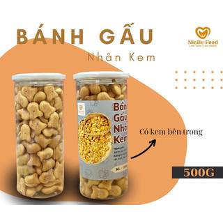 Bánh gấu nhân kem 500g