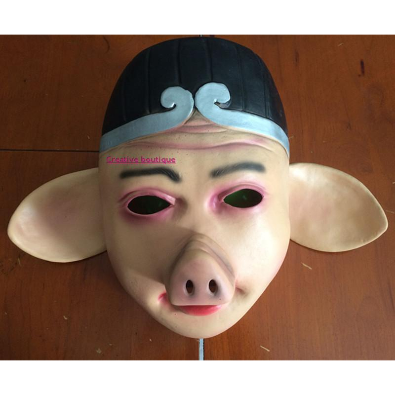 Mặt Nạ Trư Bát Giới, Mặt Nạ Cosplay Trư Bát Giới Hoá Trang Halloween Độc Đáo