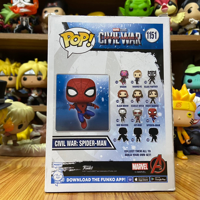 Mô hình Funko Marvel - Civil War / Spider Man
