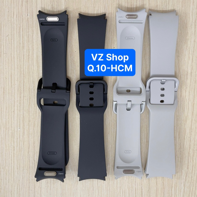 Chính hãng-Dây silicone zin bóc máy size 20mm cho đồng hồ Samsung Galaxy Watch6, Watch5 và Watch4