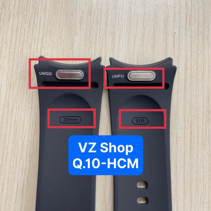 Chính hãng-Dây silicone zin bóc máy size 20mm cho đồng hồ Samsung Galaxy Watch6, Watch5 và Watch4