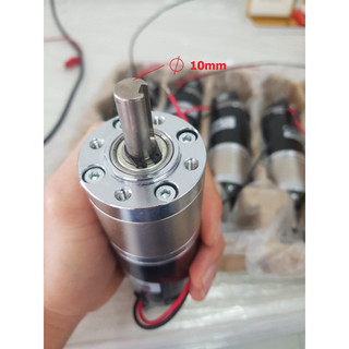 Động cơ robocon DC Servo Planet 730rpm 24V 90w encoder 13 xung