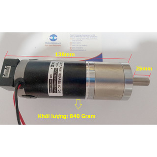 Động cơ robocon DC Servo Planet 730rpm 24V 90w encoder 13 xung