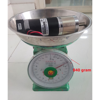 Động cơ robocon DC Servo Planet 730rpm 24V 90w encoder 13 xung