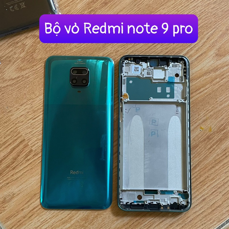 Bộ xương vỏ zin xiaomi Redmi note 9 pro