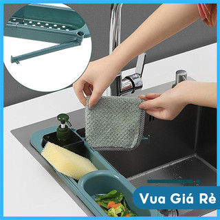 [Mẫu Mới - Có Khay Lọc Rác] Kệ, Giá Để Đồ Rửa Bát, Rửa Chén Kèm Khay Lọc Rác Thông Minh