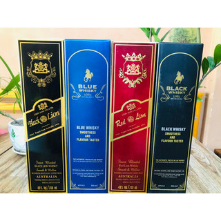 Combo 4 chai lion và whisky nhập lào
