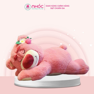 Thú Bông Gấu Dâu Lotso Toy Story Lông Xù Nằm Bông Cao Cấp - NHÓC