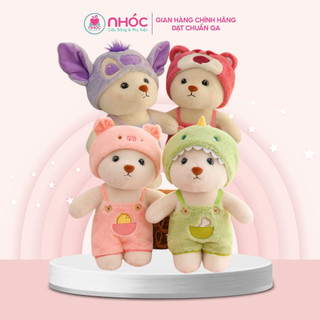  Thú bông Gấu Lena teddy mặc yếm thú bông cao cấp - NHÓC