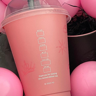 LY STARBUCKS x BLACKPINK REUSABLE CUP 20Oz (591ml) [Chính Hãng]