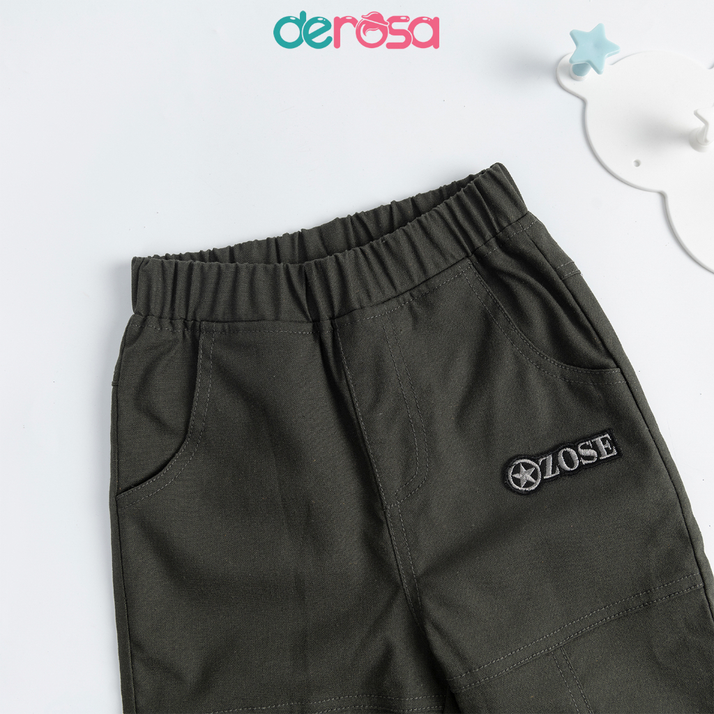 Quần dài kaki cho bé trai DEROSA KIDS cho bé 2 - 6 tuổi AWKDZ766Q