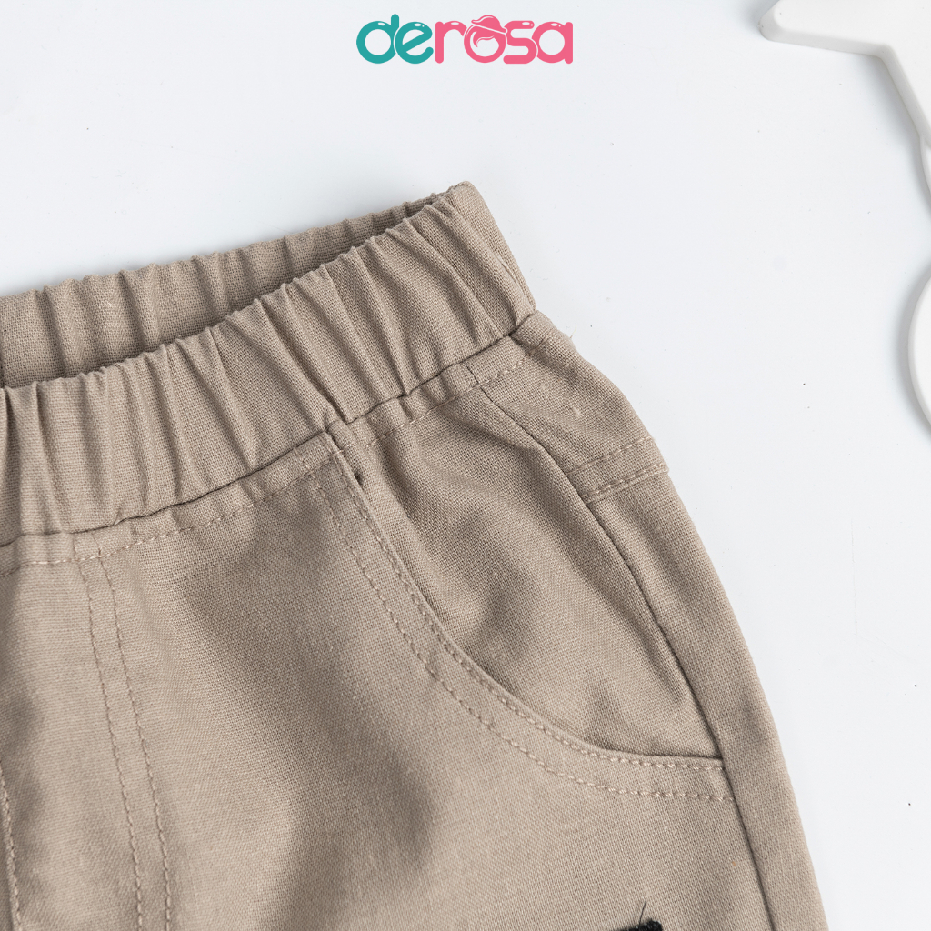Quần dài kaki cho bé trai DEROSA KIDS cho bé 2 - 6 tuổi AWKDZ766Q