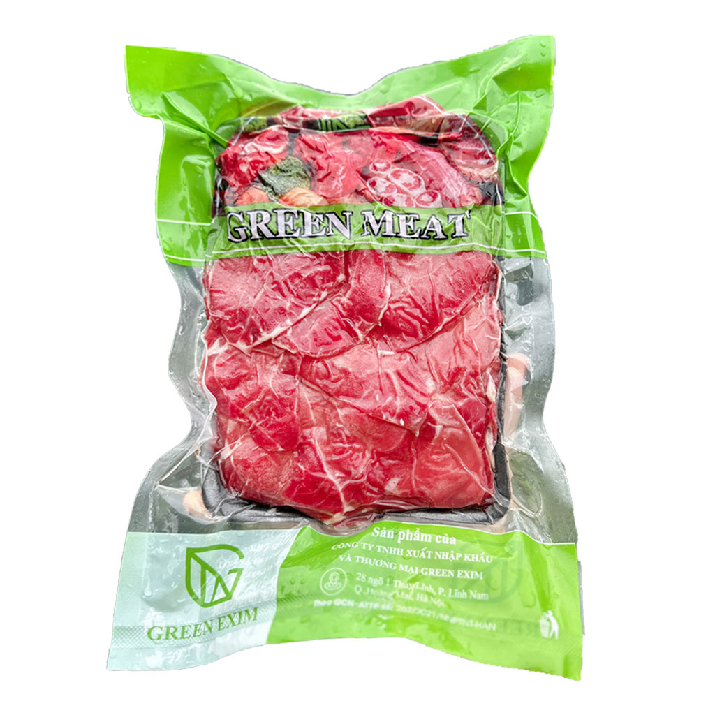 Bắp Bò Hoa Thái Lát khay 500g - Dùng nhúng lẩu, dúng nhấm cực ngon