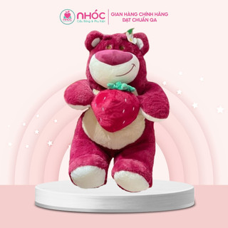 Thú Bông Gấu Dâu Lotso Toy Story Ôm Trái Dâu Bông Cao Cấp - NHÓC