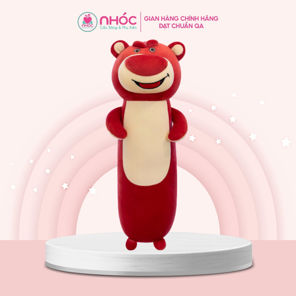 Gối Ôm Gấu Dâu Lotso Toy Story Bông Cao Cấp - NHÓC