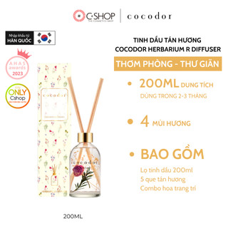 [HOT] Tinh dầu tán hương Cocodor Herbarium R Diffuser 200ml thơm phòng, tỏa hương thư giãn_Mỹ phẩm Hàn Quốc chính hãng