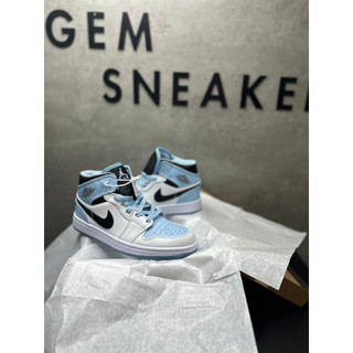 [GEMSNEKER] Giày thể thao sneaker J.D1 cao cổ Iceblue