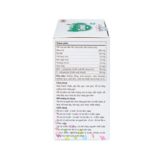 GINKID THANH NHIỆT MÁT GAN