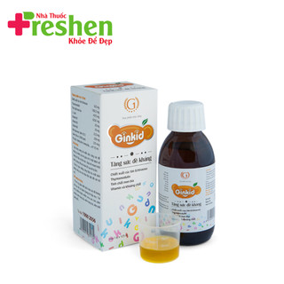 GINKID TĂNG SỨC ĐỀ KHÁNG-Hỗ trợ tăng cường sức đề kháng của trẻ