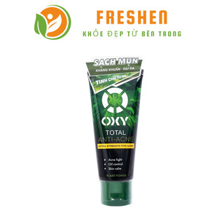 Kem rửa mặt sạch khuẩn mụn kiểm soát nhờn OXY Total Anti Acne 100g
