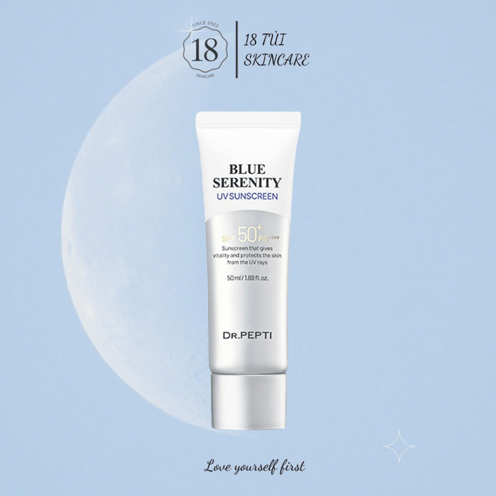 Kem Chống Nắng Dr Pepti Blue Serenity - 50ml