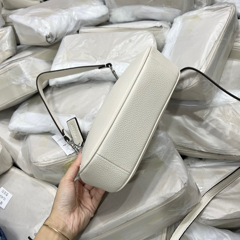 Túi coach teri màu trắng