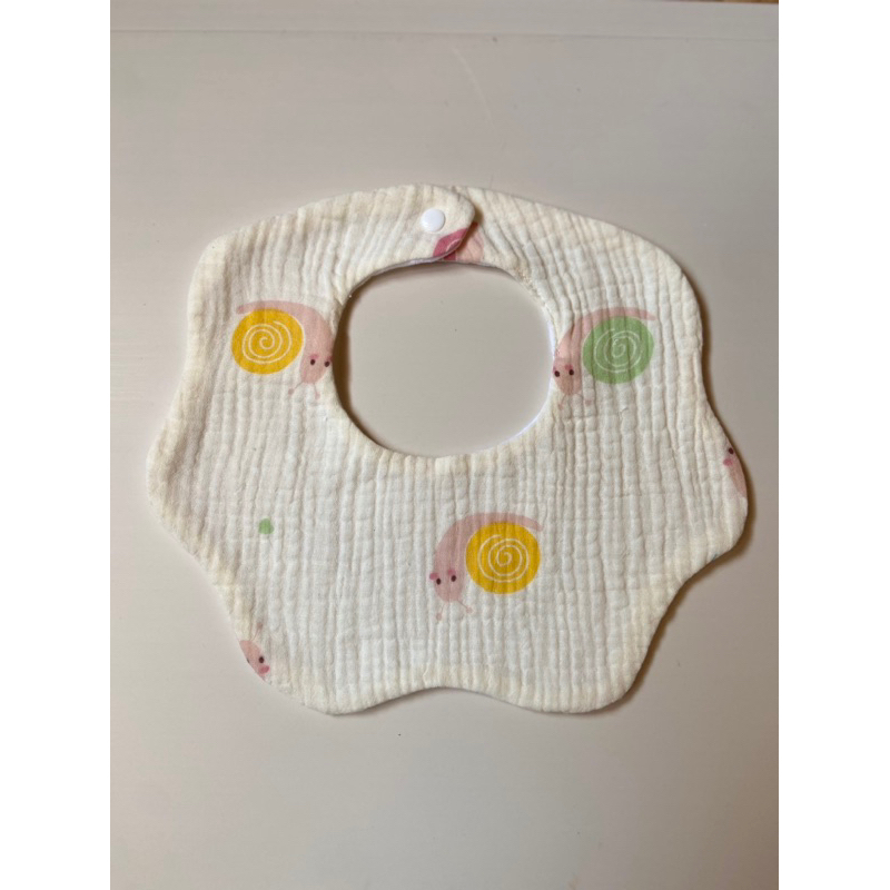 Yếm xô cho bé - Yếm tròn xoay 360 độ vải xô muslin cao cấp