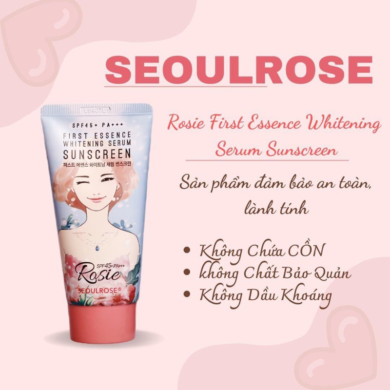Kem chống nắng Rosie phiên bản 2023( Date 2025)
