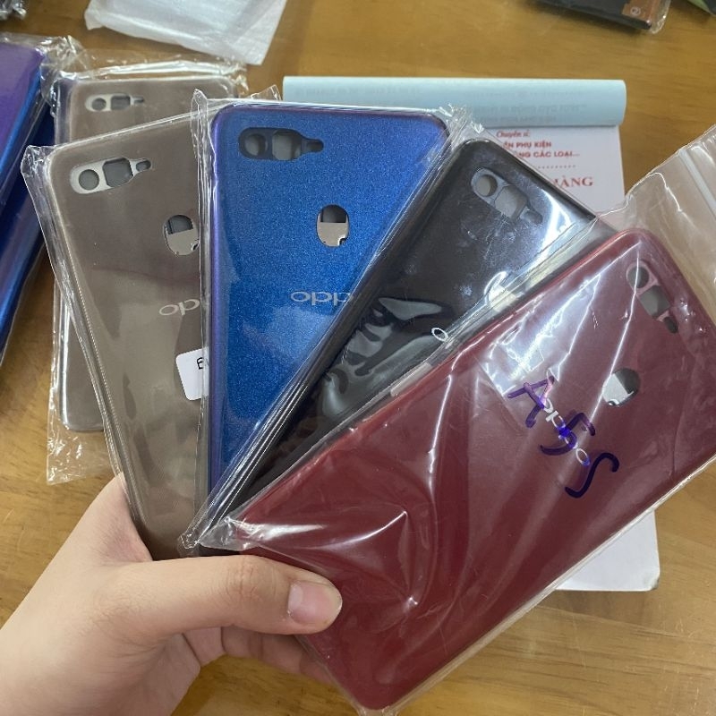 Vỏ oppo A5S bộ có đủ khay sim khung sườn kính camera