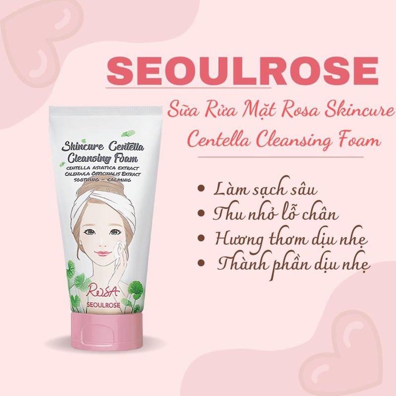 Sũa rửa mặt Rosa date 3/2024