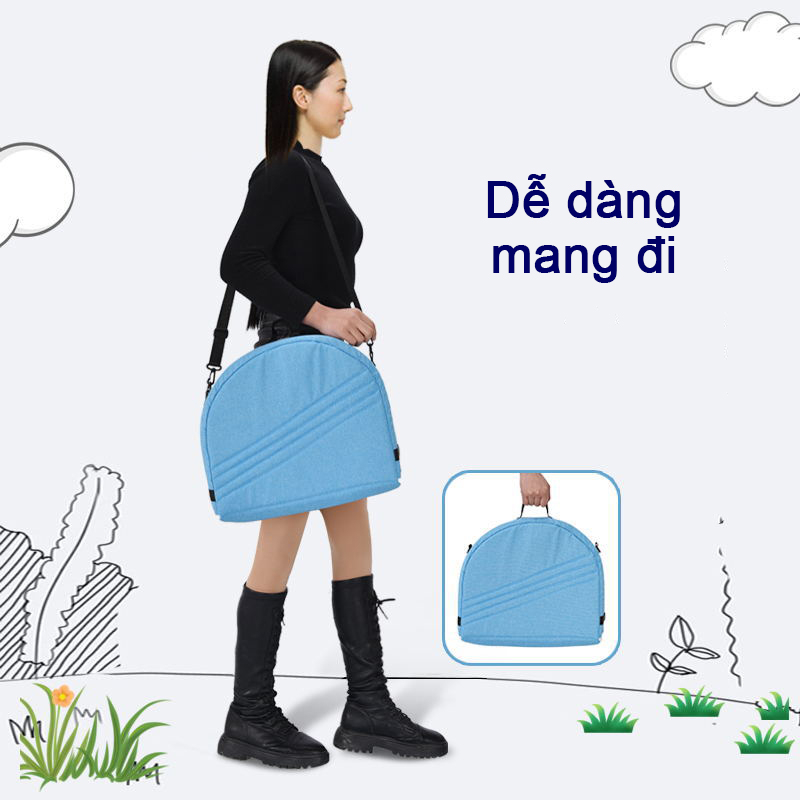 Nôi gấp gọn cho bé kèm đồ chơi, Nôi nằm chung giường sơ sinh, Nôi nệm di động mang đi