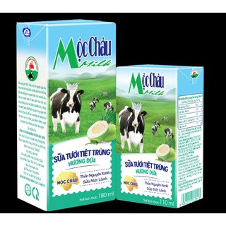 Vỉ 4 hộp sữa mộc châu 110ml